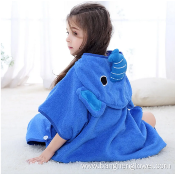 Kids Hooded Beach Bath Towel